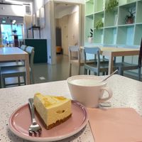 Vegan mangopassion cake  at Joo Hetki in Oulu
