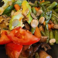Vegetarian bowl at Paradizo in Chernivtsi