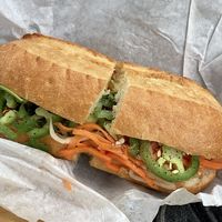 Crispy Tofu Banh Mi   at Dinosaurs in Pacifica