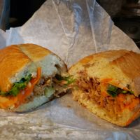 Crispy Tofu Banh Mi at Dinosaurs in Pacifica