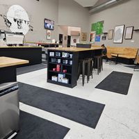 Hang out at the bar at Single Speed Coffee Roasters in Flagstaff