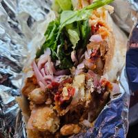 Vegan burrito SERVED 🥶 COLD at Single Speed Coffee Roasters in Flagstaff