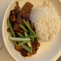 Warrior steak (chickpea)   at Down Town Vegan in Serrekunda