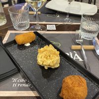 Tris di antipasti  at Arrecrià Bistrot in Naples