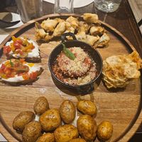 Centro tavola at Arrecrià Bistrot in Naples