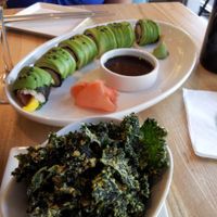 Florida Roll and Kale Chips at The Cider Press Cafe in Naples