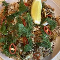 Spiced cauliflower - unusual pleasant tastee  at Light Years  in Byron Bay