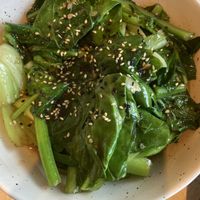 Asian greens - the tastiest I’ve ever eaten !  at Light Years  in Byron Bay