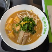 Yuzu ramen with miso flavor. 4/5 at EArth Tokyo Berlin Tiergarten - Japanese Ramen Restaurant in Berlin