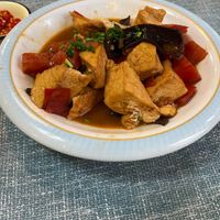 Fried toufu (山水豆腐) at Yu Long He Restaurant - 阳朔县金囍汇私房菜, 遇龙河店 in Guilin