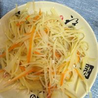 Vinegar potatoes, delicious comfort food! at Yu Long He Restaurant - 阳朔县金囍汇私房菜, 遇龙河店 in Guilin