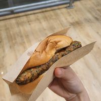 Veggie dog at IKEA in Springvale