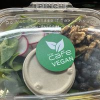 Labeled salad!  at The Cafe in San Juan