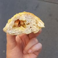 inside petit pain aux lardons at Land & Monkeys - Montmartre in Paris