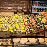 Focaccia/pizzaa  at Land & Monkeys - Montmartre in Paris