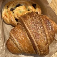 Croissant + pain au raisinn  at Land & Monkeys - Montmartre in Paris