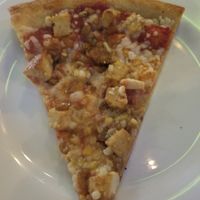 Tofu, tempeh and vegan cheese pizza at Mellow Mushroom in San Antonio