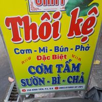 Sign outside at Thôi Ke in Ho Chi Minh City