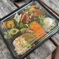 Vegan bento of the day  at Kuma Kitchen - くまキッチン in Nago