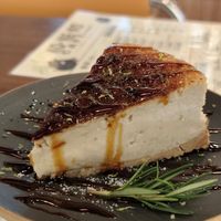 Caramel cheesecake at Koneko Cafe in Taipei