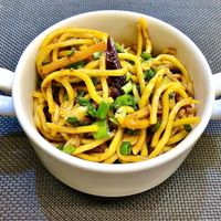 Vegetable noodles at Food Souk Restaurant in Dubai