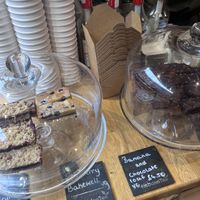 Most of the baked goods were vegan!  at Hebden Tea in York
