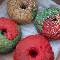 Gluten free / vegan bagels at For the Love of Cupcakes in Saugerties