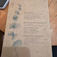 Menü at Cafe Tilia in Freiburg