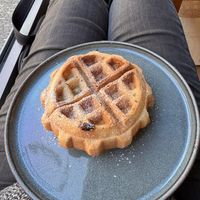 Waffel mit Beeren  at Cafe Tilia in Freiburg