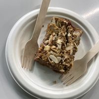 Strawberry oat cake  at La Radice in Udine