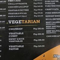 Vegetarian menu (can be veganized) at Hippocampus Beach Resort  in Malapascua Island