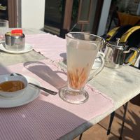 Ginger teaa  at Lungta Restaurant in Kathmandu