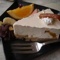 Iyokan cake. at La Petite Pâtisserie de Mirayné in Tokyo