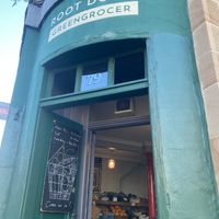 Entrance  at Root Down in Edinburgh