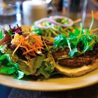Vegan burger! at The Coup in Calgary