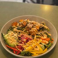 Spicy tofu bowl  at The Coup in Calgary