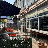 Outside street patio   at The Coup in Calgary