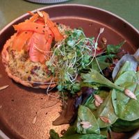 Lox tart from the "small bites & shareables" menu at The Coup in Calgary