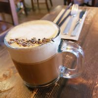 Lavender Latte at The Coup in Calgary