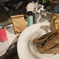 BBQ tofu sandwich and red pesto sandwich at Intense Coffee - Bonnevoie in Luxembourg City