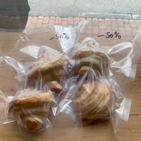 Frozen Croissants at Chez Hansel et Gretel in Quebec