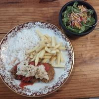 Parmegiana de berinjela at germina bar&cozinha in Araraquara