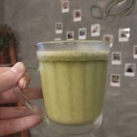Matcha gelado at germina bar&cozinha in Araraquara