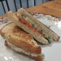 Sanduíche de queijo e tomate at germina bar&cozinha in Araraquara