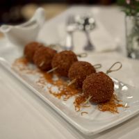 Mung Bean Croquettes   at Satdha Plant Based Thai Kitchen in Santa Monica