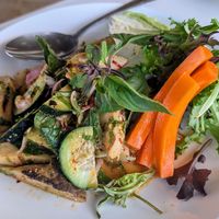 Mushroom Larb at Satdha Plant Based Thai Kitchen in Santa Monica
