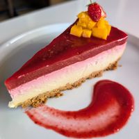Cheesecake at Satdha Plant Based Thai Kitchen in Santa Monica