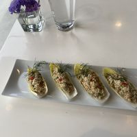 Endive cup  at Satdha Plant Based Thai Kitchen in Santa Monica