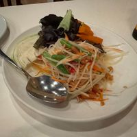 Green Papaya Salad at Satdha Plant Based Thai Kitchen in Santa Monica