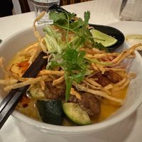 Khao Soi at Satdha Plant Based Thai Kitchen in Santa Monica